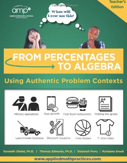 from percentages to algebra book cover